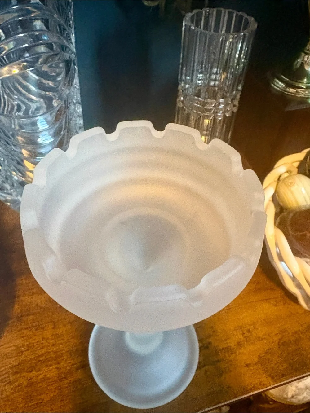 PartyLite elegant frosted